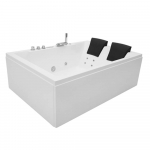 Vann, massaaži Bellagio Luxury Bergo, 180 cm x 120 cm x 61 cm, ristk&uuml;lik, valge v.