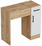 Tualettlaud Kalune Design İnci 550ARN2796, valge v./atlantic pine v., 108.8 cm x 77 cm x 37.3 cm