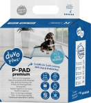 Koera treeningmatt DuvoPlus P-Pad Premium 15596, 45 cm x 30 cm, 50 tk valge v.