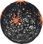 Dekoratsioon lastele/t&auml;iskasvanutele, &auml;mblik Halloween, must v./oranž v., 15.5 cm x 15.5 cm x 15.5 cm
