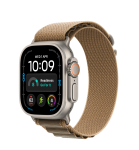 Nutikell Apple Watch Ultra 4 GPS + Cellular 49mm MJAF4ET/A, natural titaanist korpus koos desert alpine loop rihmaga - M
