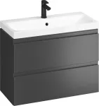 Vannitoakapp valamuga Cersanit Moduo Slim, antratsiit v., 37.5 cm x 79.5 cm x 62 cm