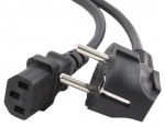 Juhe Gembird Power Cord C13 Elektros tinklo, C13, 5 m, must v.
