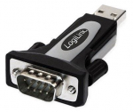Adapter Logilink RS232 to USB RS-232 male, USB 2.0 A male, must v.