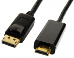 Juhe Brackton DisplayPort Male - HDMI Male Displayport, HDMI male, 3 m, must v.