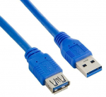 Juhe Akyga AK-USB-10 USB 3.0 A male, USB 3.0 A female, 1.8 m, sinine v.