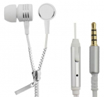 Juhtmega k&otilde;rvaklapid Esperanza Zipper, valge