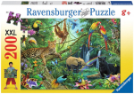 Pusle Ravensburger Animals in the Jungle 126606, 49 cm x 36 cm, 200 tk, mitmev&auml;rviline