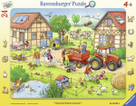 Pusle Ravensburger My little farm 065820, 32.5 cm x 24.5 cm, 24 tk, mitmev&auml;rviline