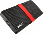 K&otilde;vaketas Emtec X200, SSD, 256 GB, must v./punane v.