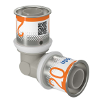 Torup&otilde;lv Uponor, 20 mm &ndash; pressitav, &Oslash;20 mm, 10 Bar