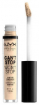 Peitekreem NYX Professional Makeup Can't Stop Won't Stop, pale, 3.5 ml