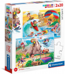 Pusle 2in1 Clementoni Lets Sport! 24780, 19 cm x 27 cm, 40 tk, mitmev&auml;rviline