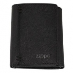 Rahakott Zippo Saffiano Tri-fold, must v.