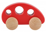 Puidust m&auml;nguasi Hape, 6.4 cm, punane v.