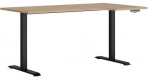 Kirjutuslaud reguleeritava k&otilde;rgusega Space Office S479-BIU/160/90/B/P-DASN, tamm v./must v.