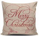 J&otilde;ulu dekoratiivne padi Mioli Decor, punane/beež, 43 cm x 43 cm