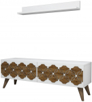 Sektsioonkapp Kalune Design Nisan 845HCT3042, valge v., 31.8 cm x 120 cm x 40 cm