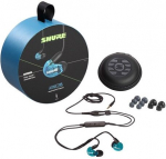 Juhtmega k&otilde;rvaklapid Shure Aonic 215 UNI, sinine v.