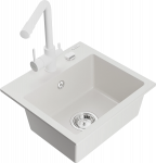 K&ouml;&ouml;givalamu Mexen Milo 6505-20-671600-20, graniit, 43.5 cm x 41 cm x 17.1 cm, valge/kroom