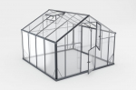 Kasvuhoone Gampre Sanus Glass XL-9, karastatud klaas, 2.90 x 2.90 m