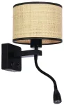 Valgusti seinale Candellux Lighting Polo, E27, 3000 &deg;K, 2 x 40 W, must v./beež v. / must v.