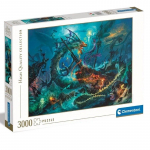 Pusle Clementoni The Underwater Battle 33023, 84.5 cm x 118.4 cm, 3000 tk, mitmev&auml;rviline