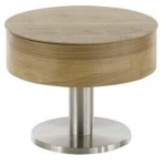 Kohvilaud MC Akcent Tanger, tamm v., 60 cm x 60 cm x 47 - 65 cm