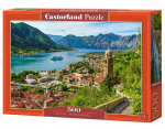 Pusle Castorland 500 el. Kotor Montenegro B-54107B, 33 cm x 47 cm, 500 tk, mitmev&auml;rviline