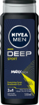 Meeste kehapesugeel Nivea Men Deep Sport 3in1, 500 ml