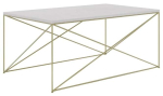 Kohvilaud ADRK Dante, kuldne v./hall v., 100 cm x 60 cm x 43 cm