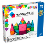 Magnetkonstruktor Magna-Tiles Clear, 32 tk, mitmev&auml;rviline