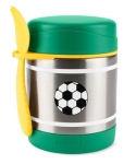Toidutermos Skip Hop Spark Style Soccer, 325 ml, 3 aastat, roostevaba teras, kollane v./roheline v.
