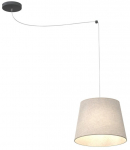 Valgusti rippuv Emibig Ascot 1423/1, E27, 1 x 15 W, must v.