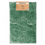 Vannitoamattide komplekt Restilo Bati, roheline v., 80 cm x 50 cm