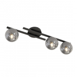 Valgusti lagi Emibig Kairo 1447/3, E14, 3 x 10 W, must v.