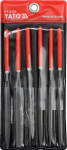 Viilide komplekt Yato YT-6161, pool&uuml;mar, 160 mm, metall, 6 tk
