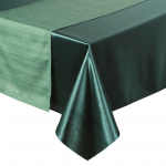 Laudlina ja liniku komplekt ristk&uuml;likukujuline Glamo, roheline, 140 x 300 cm, 33 x 300 cm, 2 tk