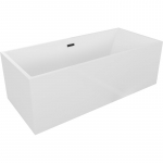 Vann, teisaldatav Mexen Vigo, 178.5 cm x 80 cm x 60 cm, ristk&uuml;lik, valge/must