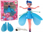 Interaktiivne m&auml;nguasi nukk Lean Toys Princess Aerocraft, 14 cm, sinine v.