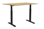 Kirjutuslaud reguleeritava k&otilde;rgusega Sun-Flex EasyDesk Adapt III, kask v./must v.
