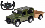 Rc auto Rastar Land Rover Defender RC0712, 1:14, roheline v.