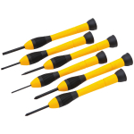 Kruvikeerajate komplekt Stanley 66-052, isoleeritud, 12 cm