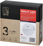 &Otilde;ue seinavalgusti Orno Halit, 10W, LED, IP65, valge v., 18 cm x 3.5 cm