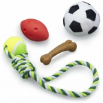 M&auml;nguasi koerale, pall Buki France Sport PET001, 26 cm, mitmev&auml;rviline