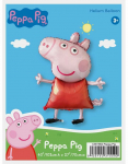 Fooliumist &otilde;hupall erikujuga Flexmetal Peppa Pig, punane v./roosa v.