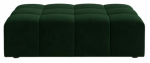Tumba Cosmopolitan Design Chicago Bluvel 78, pudeli roheline v., 84 cm x 102 cm x 42 cm