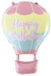 &Otilde;hupall erikujuga GoDan Happy Birthday, sinine v./kollane v./roosa v.