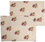 Lauamatt Homla Ambra 001214, 34 cm x 48 cm, 2 tk, Pruunikas v.