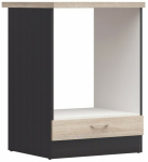 Kapp integreeritavatele kodumasinatele Junona Line, pruun v./beež v., 51 cm x 60 cm x 85.7 cm